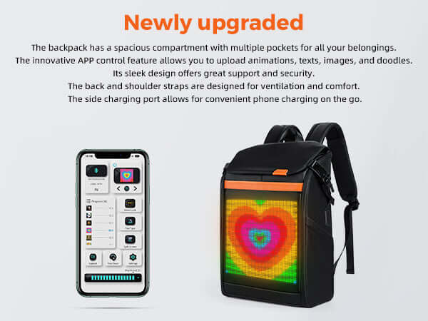 led backpack