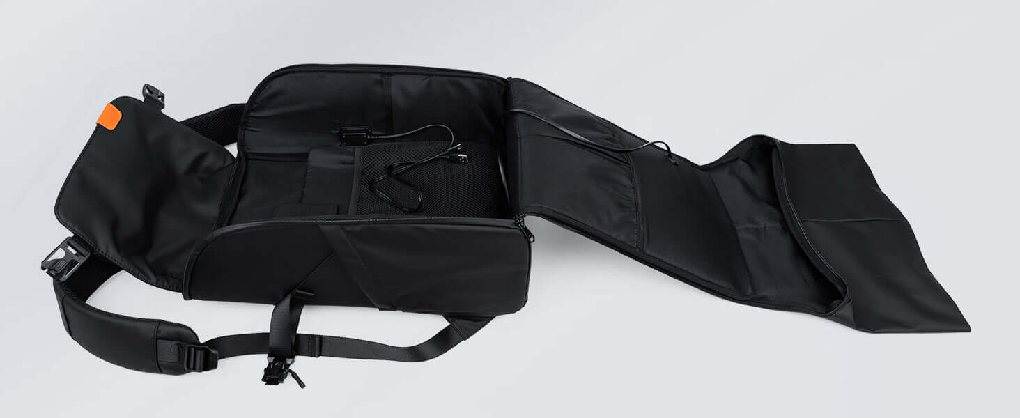 led backpack with programmable screen