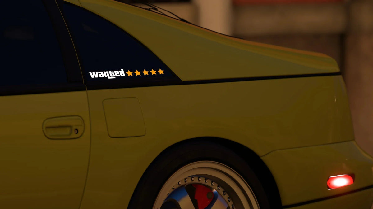 EL Glow Wanted Sticker - Gelrova