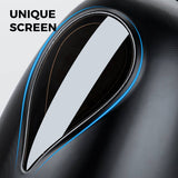 Close-up of Gelrova Motorcycle LED Backpack screen showcasing its unique design and LED display feature.