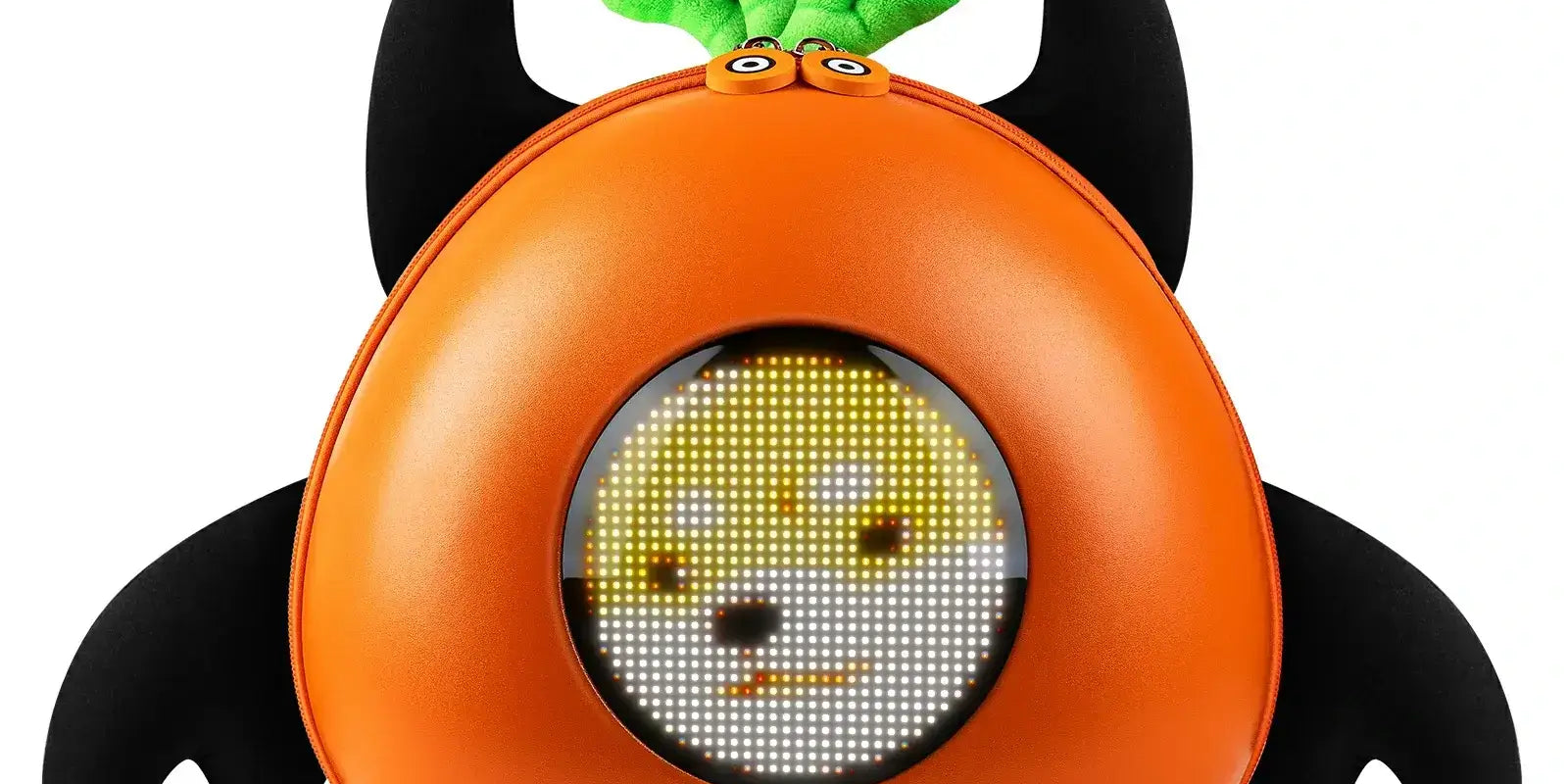 The Cutest Way to Stay Visible: Carrot LED Backpack for School Safety featuring a fun carrot design.