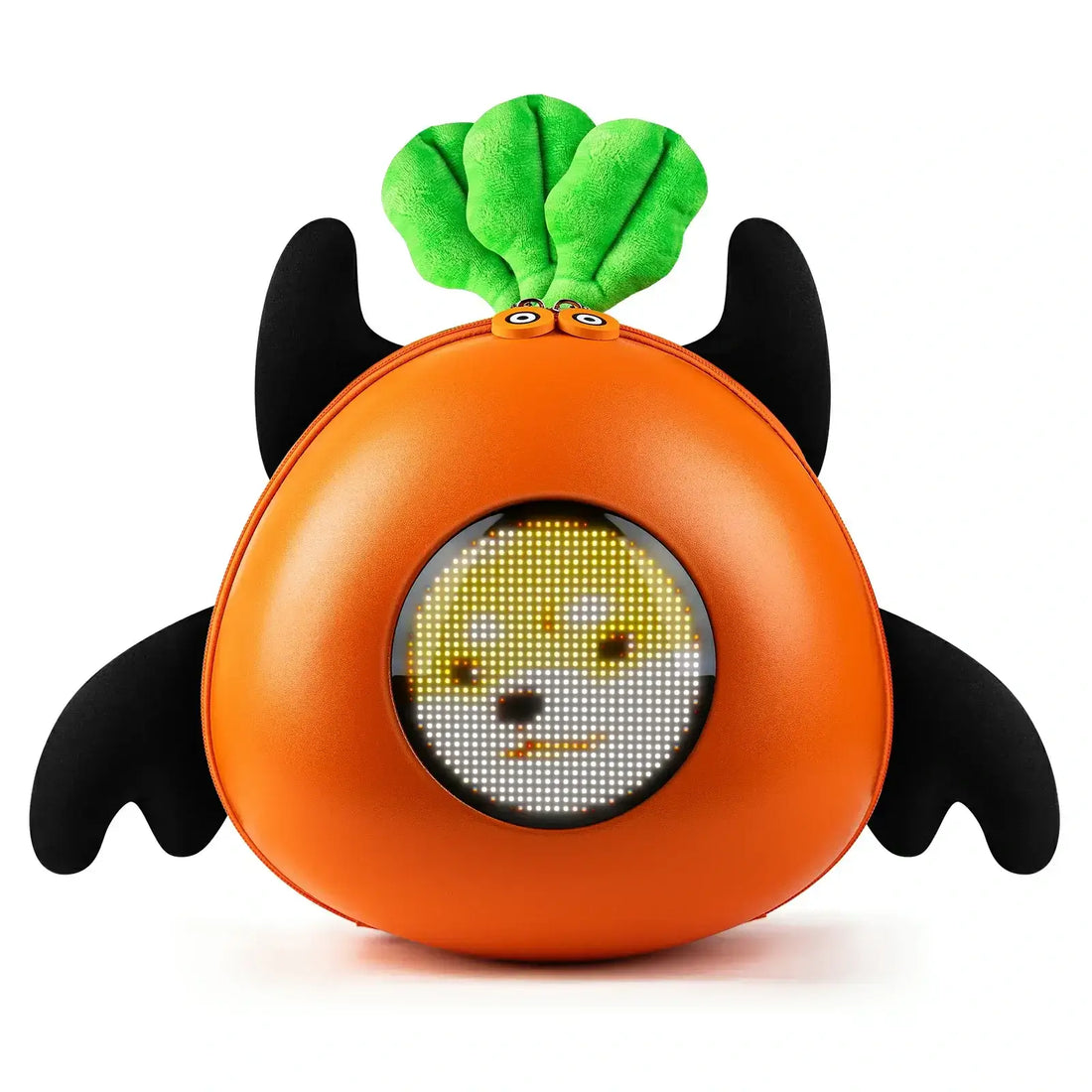 The Cutest Way to Stay Visible: Carrot LED Backpack for School Safety featuring a fun carrot design.