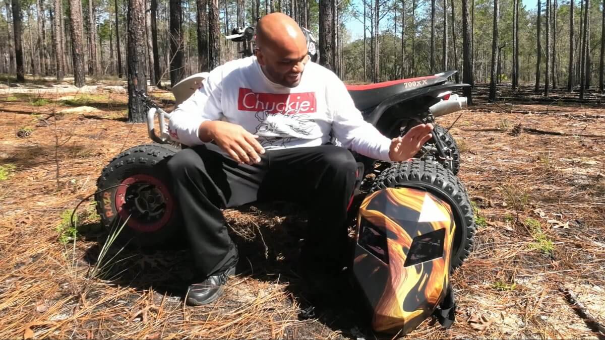 Gelrova Flame Knight LED Motorbike Backpack - Gelrova