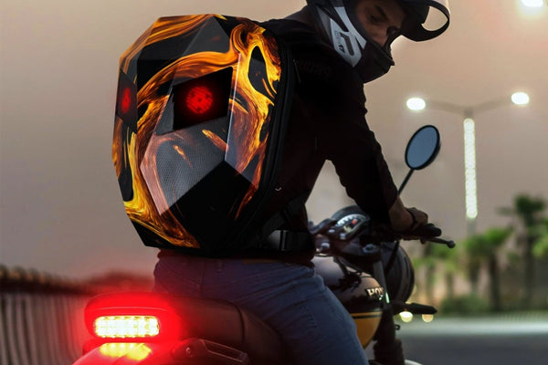 Gear Up: Gelrova NEW Flaming Knight LED Backpack! - Gelrova