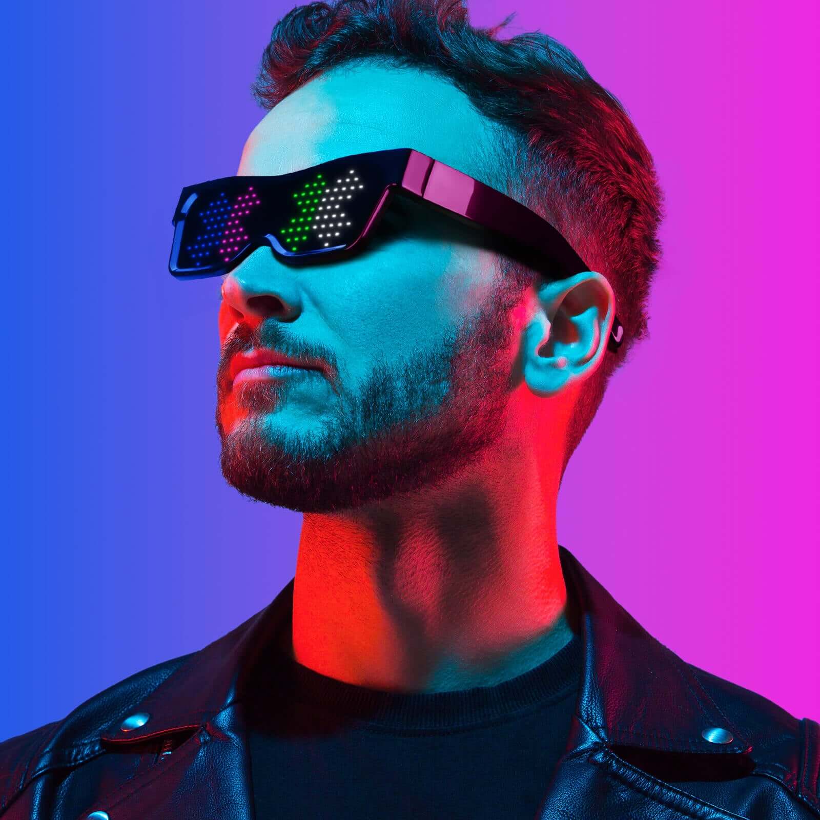 Programmable LED Glasses