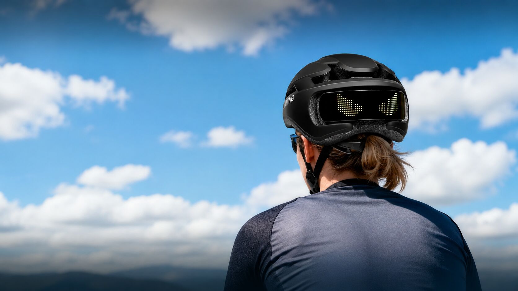 Smart LED Bike Helmets with Display