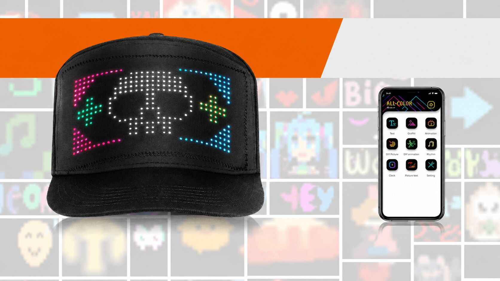 Programmable LED Hats