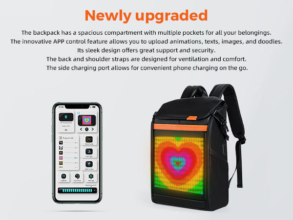 led backpack 