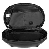 Interior view of Gelrova LED Crossbody Bag showing spacious compartment and USB charging port.
