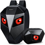 Gelrova LED Motorcycle Backpack Combo – Knight Backpack & Devil Eye Crossbody Bag featuring LED design.