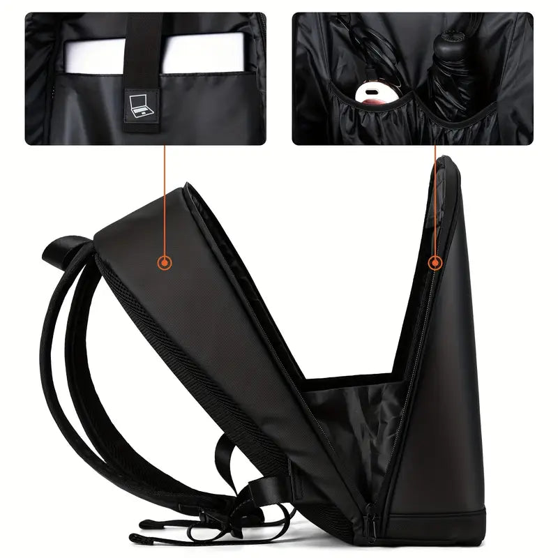 Gelrova T2 LED Backpack – 16.5" interior pockets for easy organization and storage items.