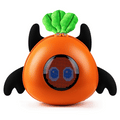 Gelrova Carrot LED Backpack for Kids with cute carrot design and LED screen for emojis and animations.