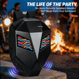 Gelrova LED Motorcycle Backpack - Knight Pro with Speaker 19