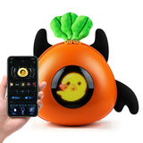 Gelrova Carrot LED Backpack for Kids with app control, animated display, and cute carrot design.