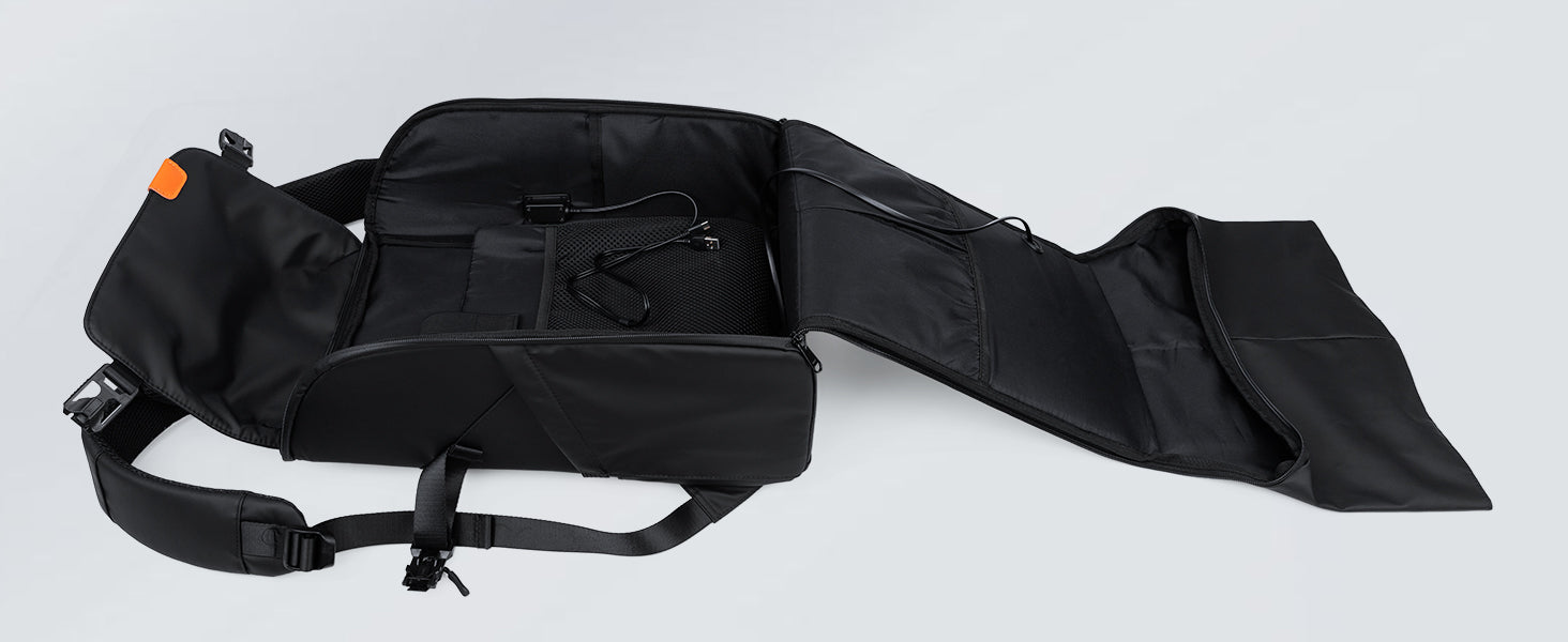 led backpack with programmable screen
