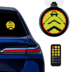 Gelrova K5 Car Window LED Sign – 4-Inch Round Display