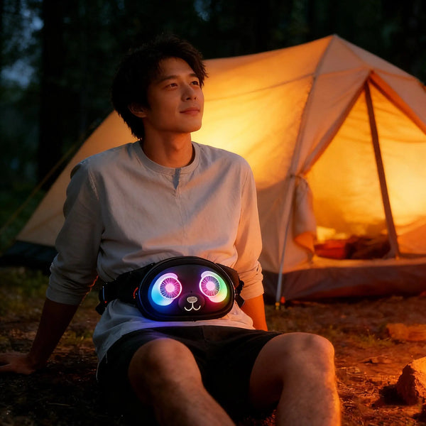 Gelrova Sound Reactive LED Crossbody Bag with Speaker