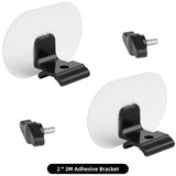 Replacement Adhesive Mounts for LED Car Sign, 2-pack of 3M adhesive brackets for secure installation.