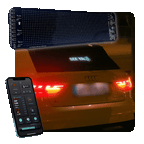 Écran LED personnalisable pour voiture Gelrova - 14" x 4"