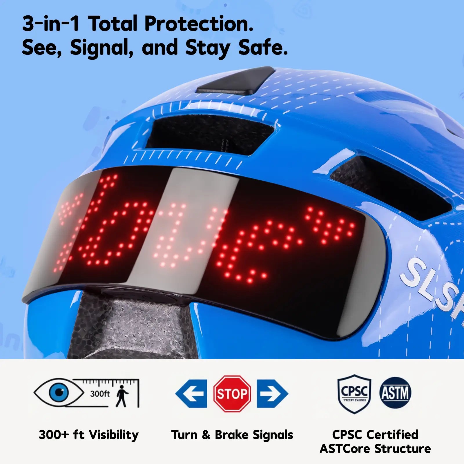 bike helmet with blinkers Smart Remote-Controlled Warning Lights automatic brake lights Smart Bike Helmet with Turn