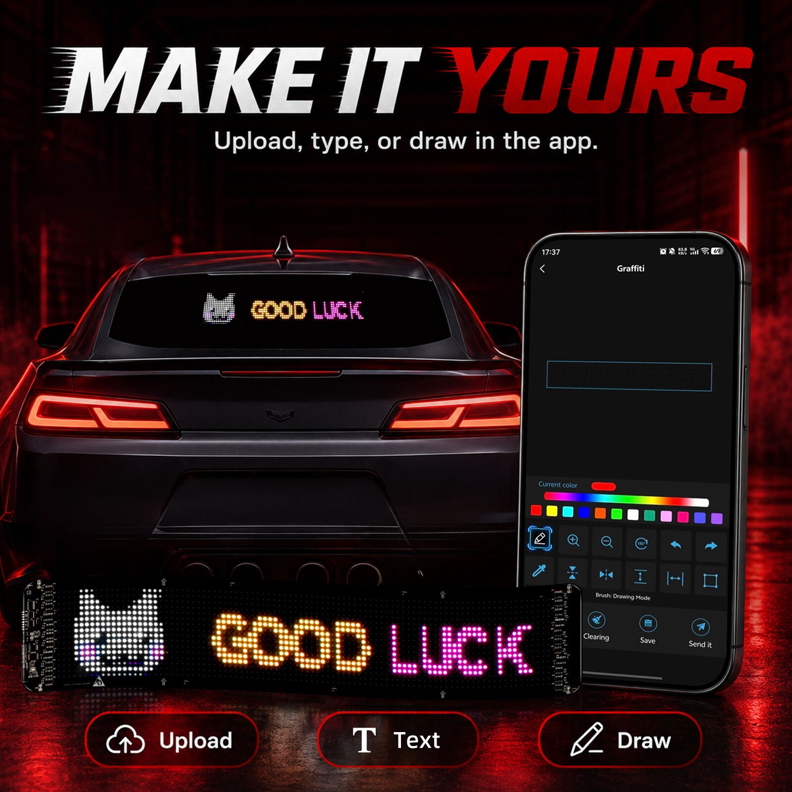 Gelrova Car Window LED Display – K12 Series