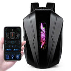 Gelrova LED Motorcycle Backpack - Evolution Series 19" featuring a sleek LED screen and mobile app control.