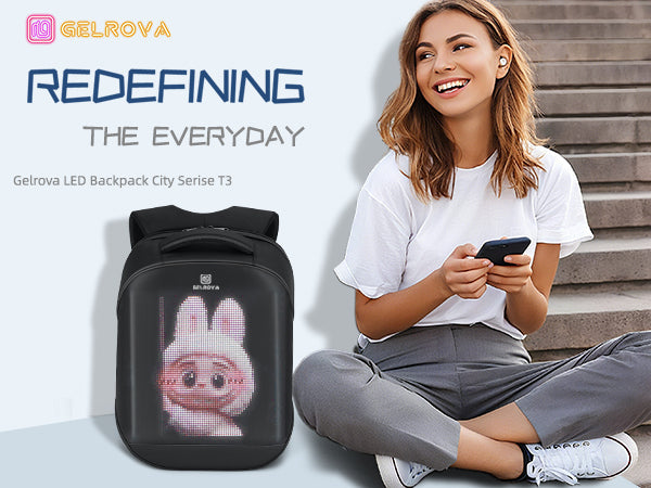 Gelrova LED Backpack – Customizable City Series 17