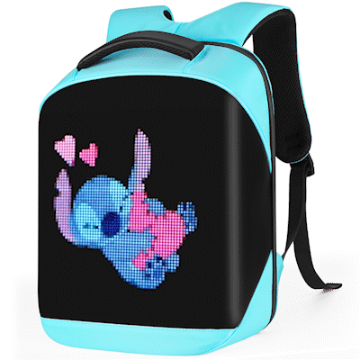 Gelrova LED Backpack – City Series Blue Edition Dynamic Display