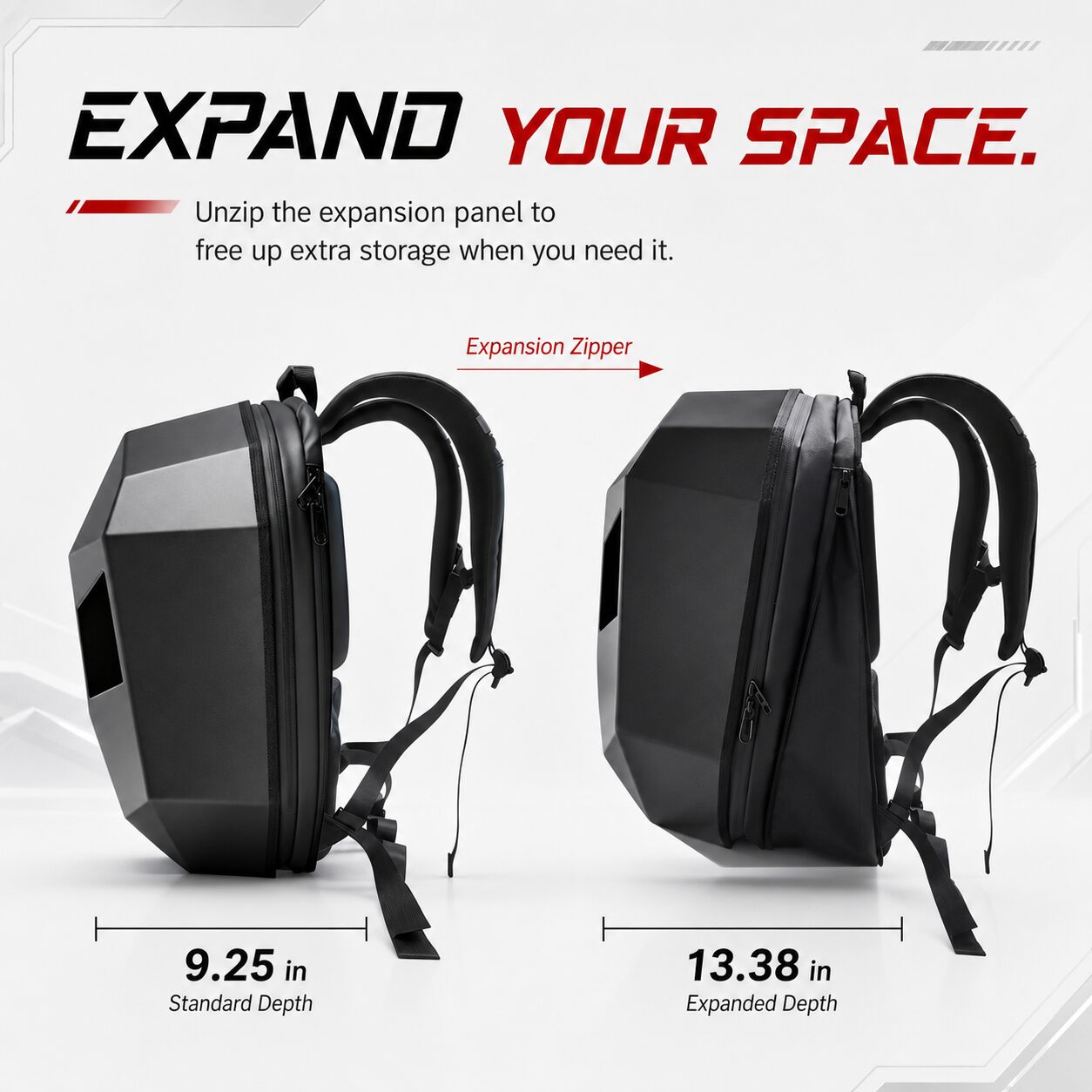 Gelrova LED Motorcycle Backpack – Steel Warrior Series