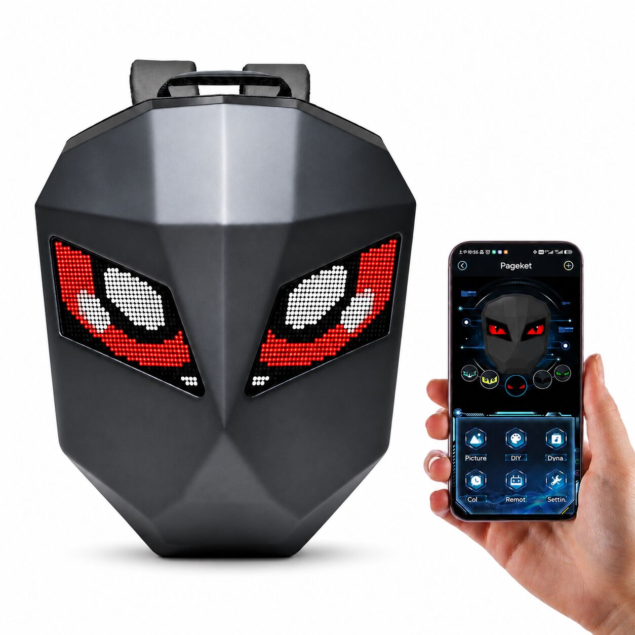 Gelrova LED Motorcycle Backpack – Steel Warrior Series