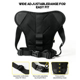 Wide adjustable range for easy fit of Gelrova LED Pixel Art Motorcycle Leg Bag, featuring adjustable straps.