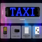 Gelrova Car Window LED Display - Car Star 6 Series, 4" x 14"，Programmable LED Car Sign for Windshield