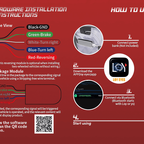Gelrova Wireless Motorcycle Signal Sync Module