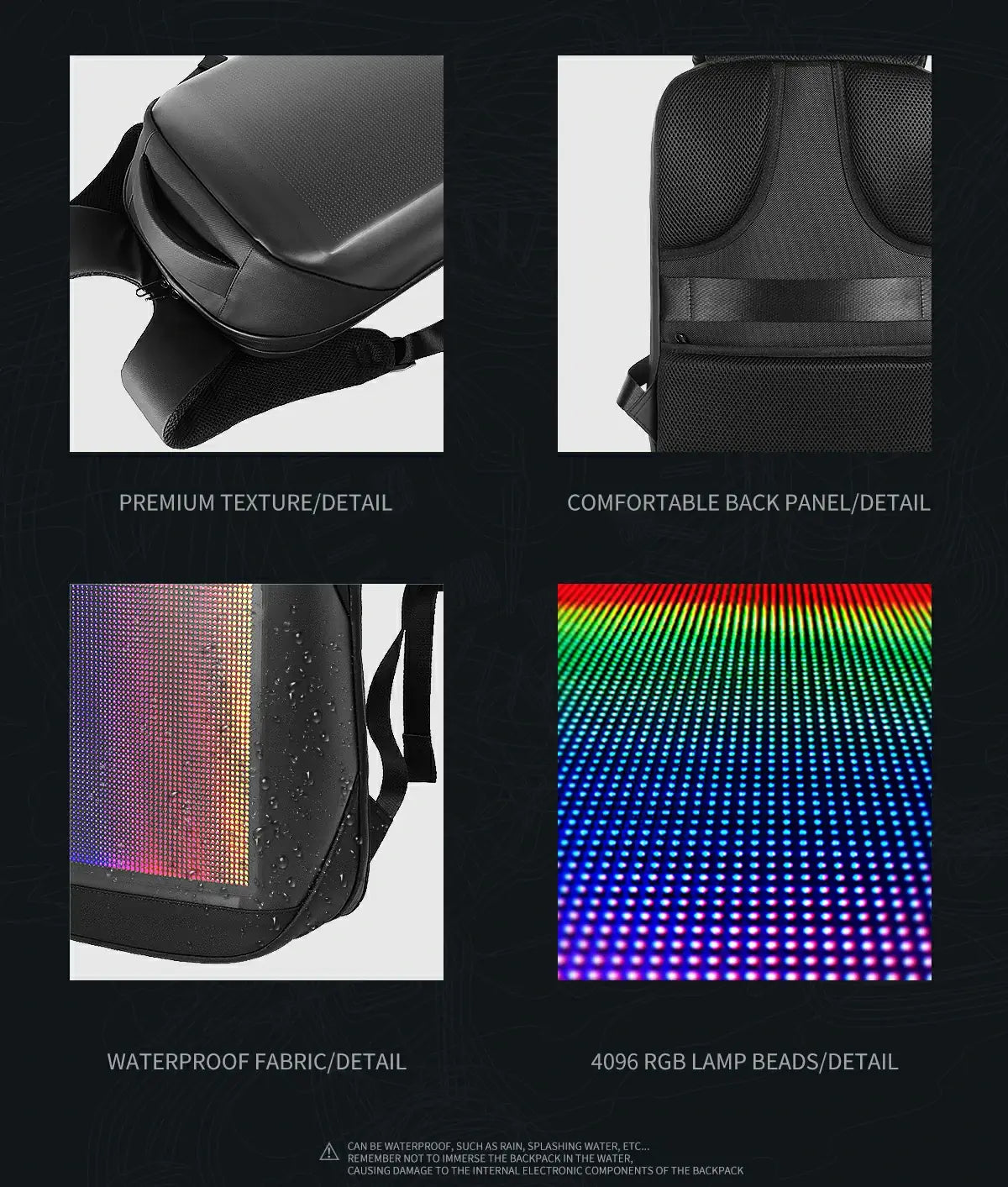 Gelrova LED Backpack – City Series 17"