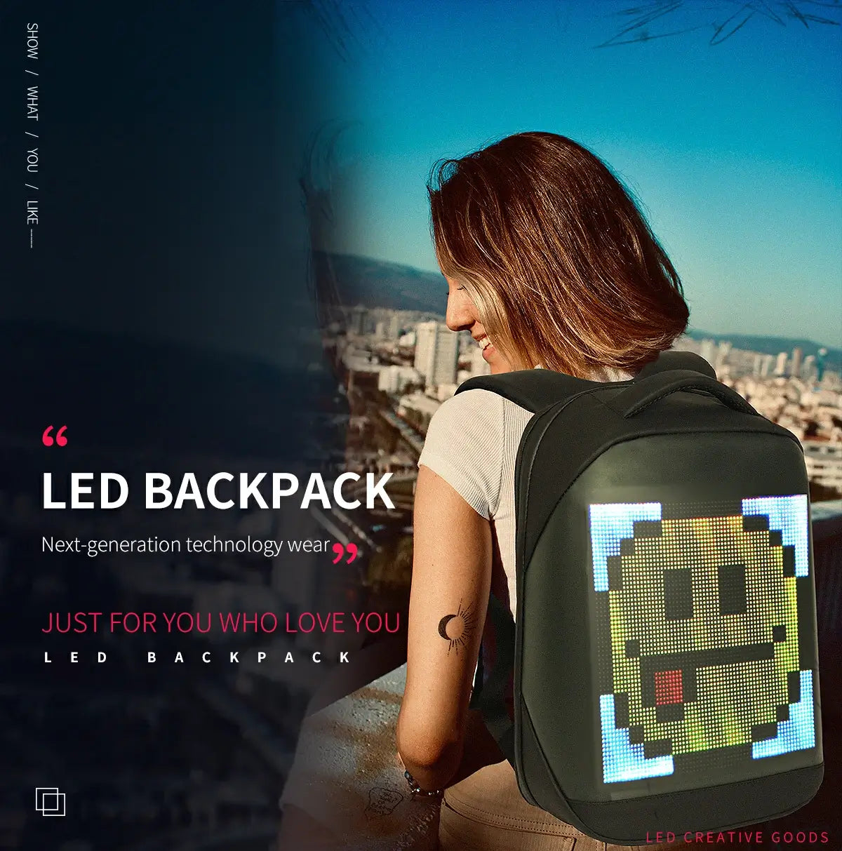 Gelrova LED Backpack – City Series 17"