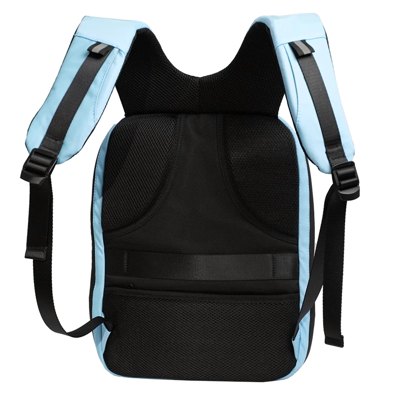 Back view of Gelrova LED Backpack City Series 17" showcasing padded straps and durable design.