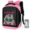 Sac à dos LED Gelrova – Série City 17" - Rose