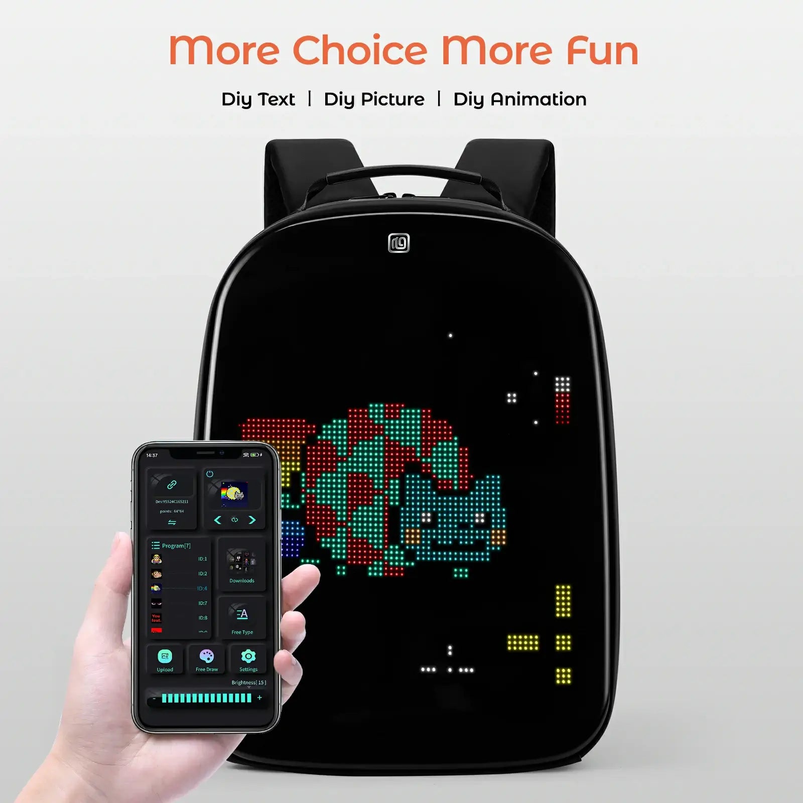 Gelrova LuminaPack X1 LED Backpack, 16.6"
