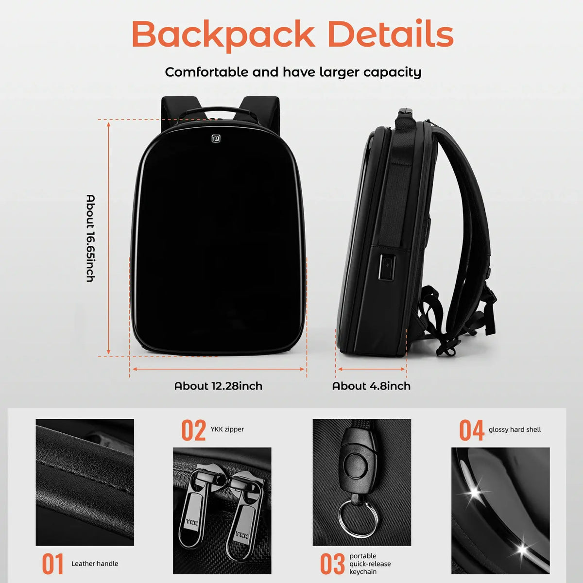 Gelrova LuminaPack X1 LED Backpack, 16.6"