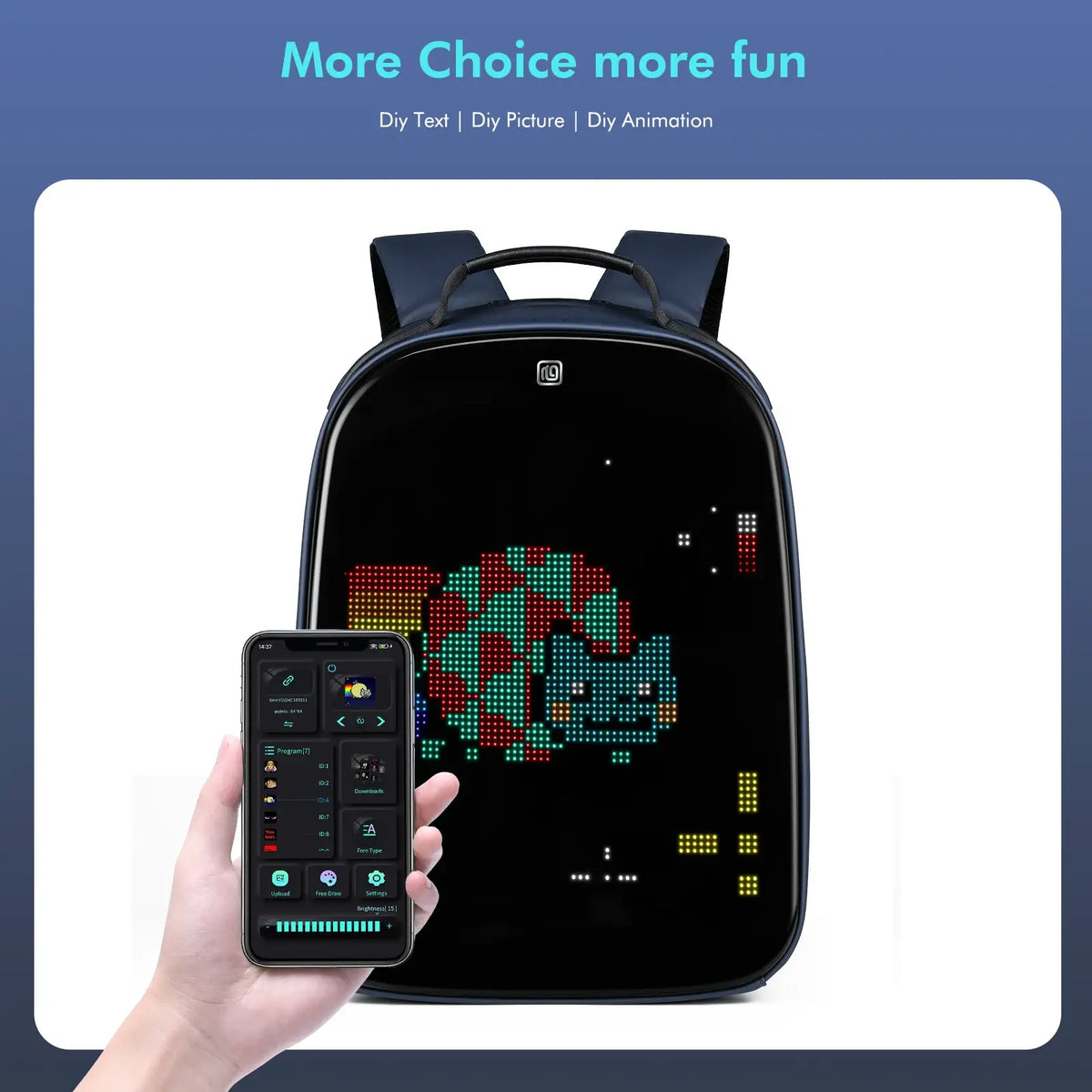 Gelrova LuminaPack X1 LED Backpack, 16.6"