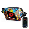Sac bandoulière LED Gelrova - Sac Œil de Diable 12,5" - Graffiti