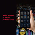 Gelrova LED Smart Luggage - Explorer Series app showcasing various eye expressions customization options.