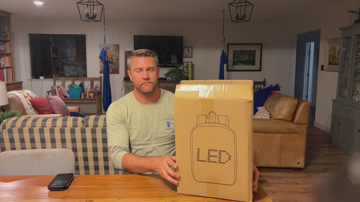 unboxing for led backpack