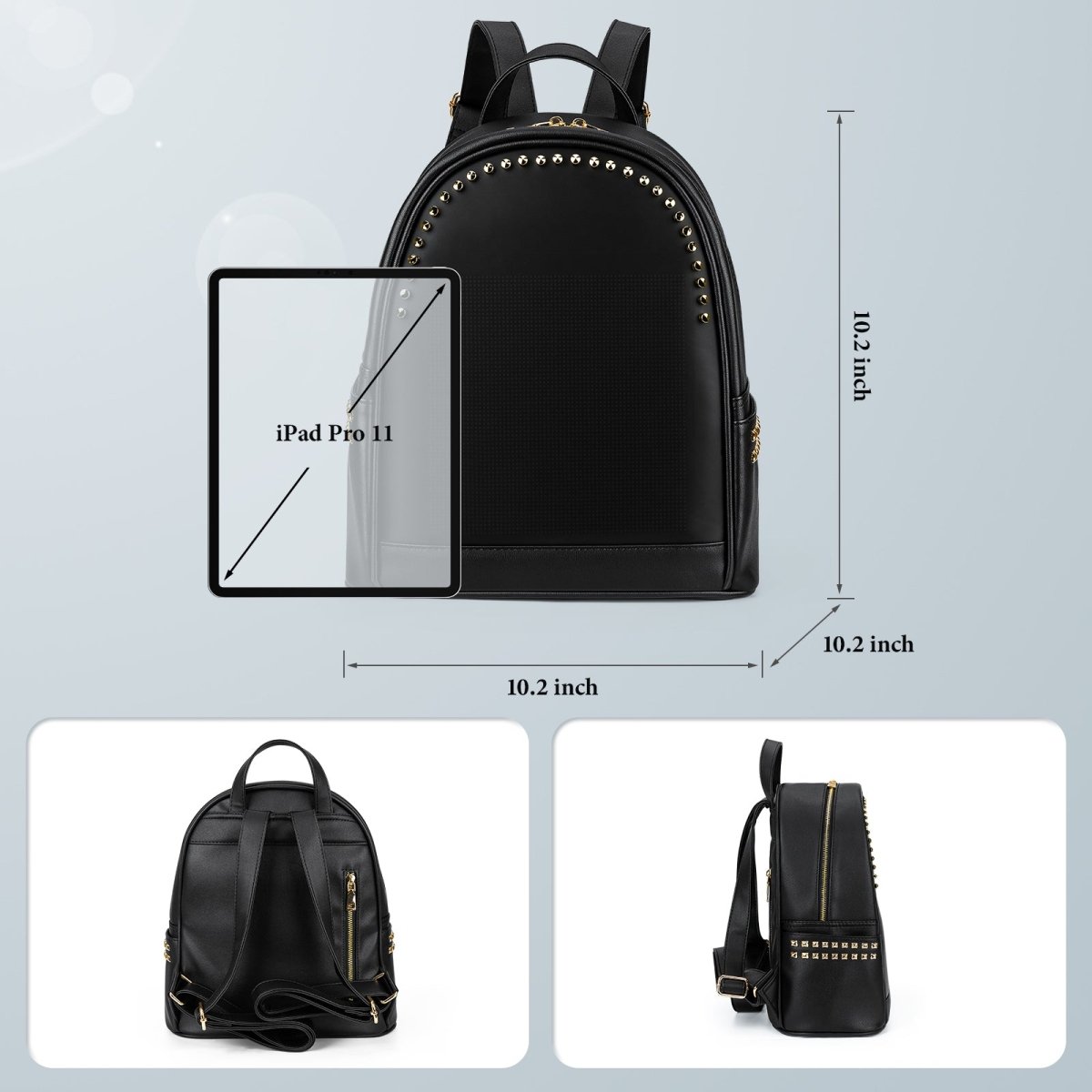 T5 Women’s LED Backpack Size Display
