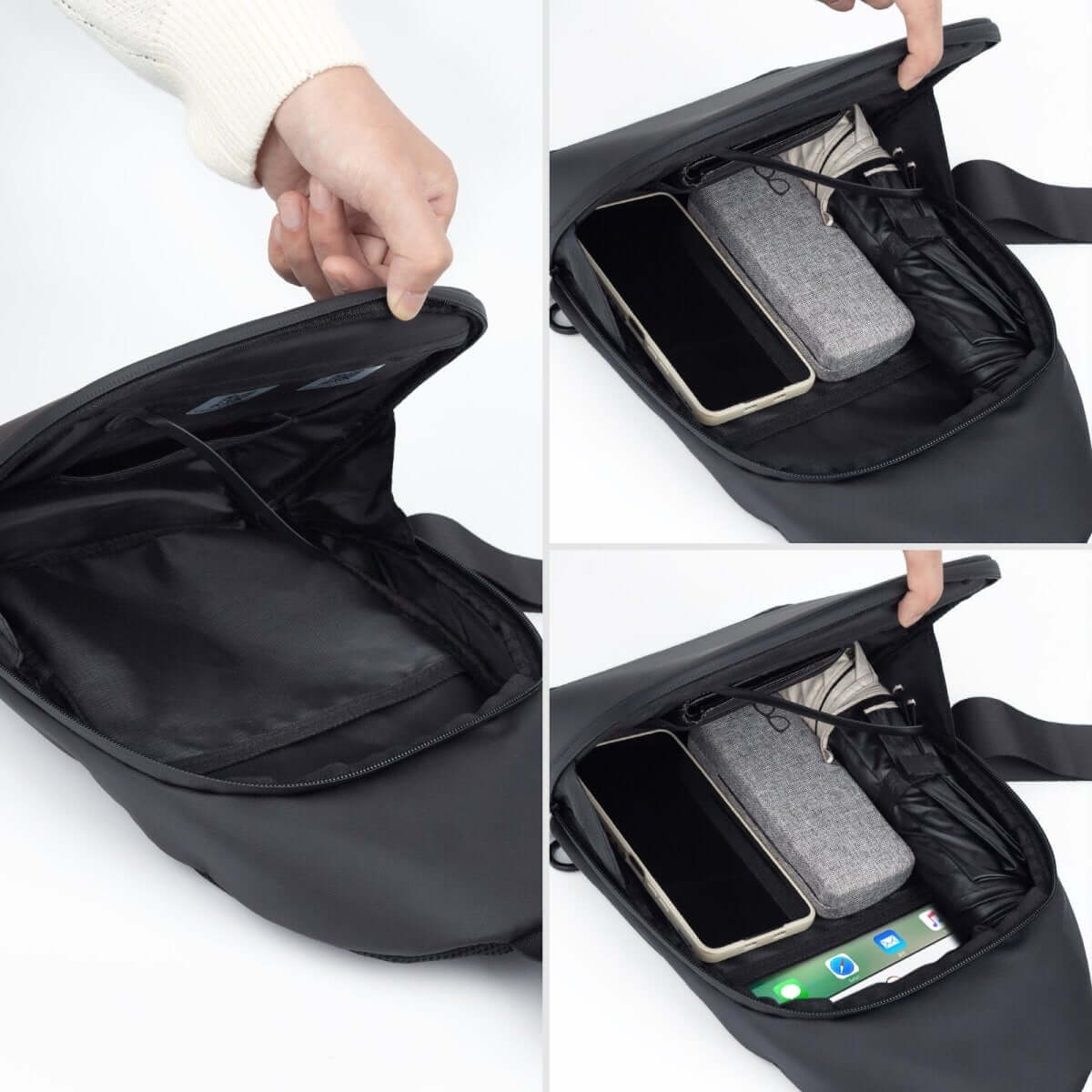 LED Crossbody Bag – City Series Storage Space Display