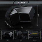 Gelrova LED Crossbody Bag - Devil Eye Bag 12.5" dimensions and detailed views from multiple angles.