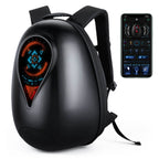 Gelrova Motorcycle LED Backpack - Sea Heart Series - 17" with innovative LED display and mobile app control.